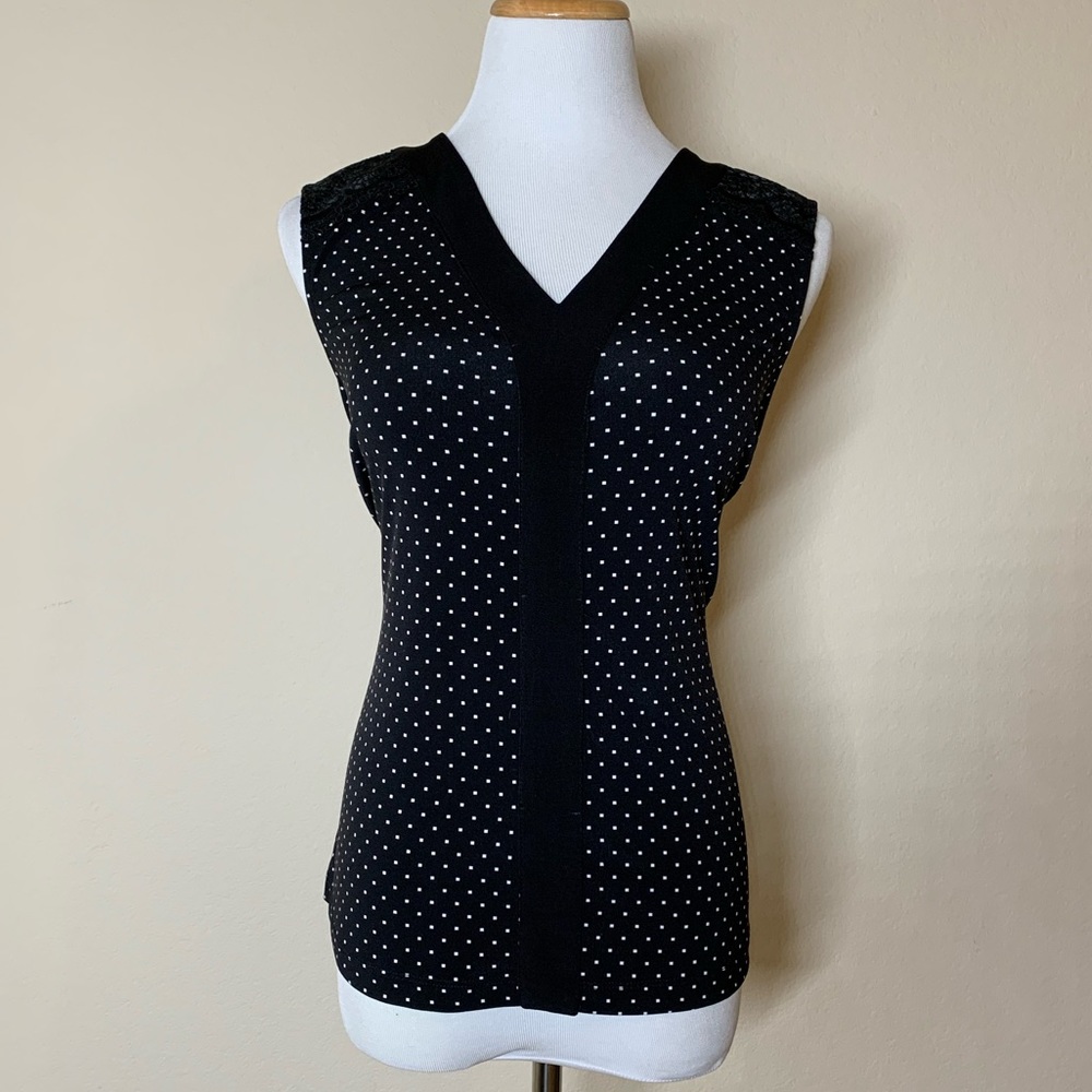 NWT Karl Lagerfeld Sleeveless Blouse